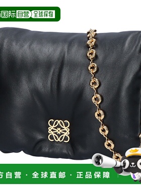 日本直邮LOEWE Puffa Goya 单肩包 AP40P41X01 1100 黑色