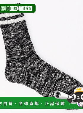 1h可退 日本直邮FREAK'S STORE 男装 罗纹线条 中筒袜（25-27cm）