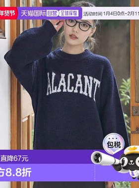 1h可退 日本直邮coca 拼色LOGO针织上衣