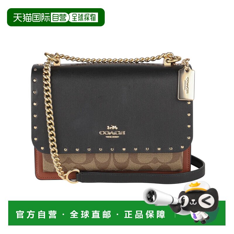 日本直邮COACH 单肩包 90400 IME7V 卡其多色