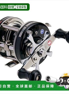 日本直邮AbuGarcia 抛饵绕线轮 AMB.5501 Striper 黑色（左手柄）