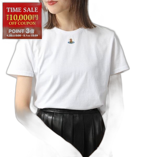 日本直邮Vivienne Westwood T恤 3G010017 J001M 女式短袖圆形