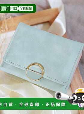 日本直邮florge 半圆弧图案方形三折钱包 FL8218DW07635 钱包