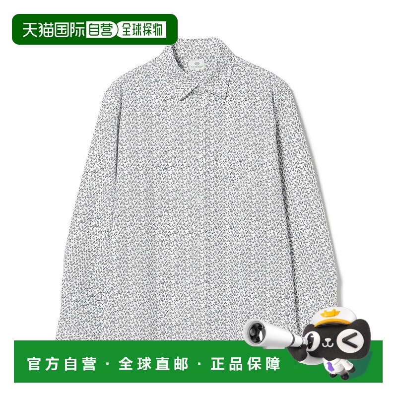 1h可退 日本直邮BEAMS HEART 男士 轻盈弹力印纹衬衫 25AW 411100