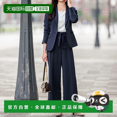 日本直邮GeeRA 可水洗不变形阔腿裤套装西服 R04609EW13205 套装