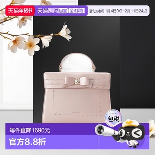 1h可退 日本直邮SAMANTHAVEGA 女装 珍珠色水钻蝴蝶结2WAY斜挎包