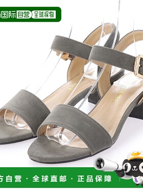 【日本直邮】SFWLibertyDoll粗跟独立绑带腿凉鞋/5597（灰色时装