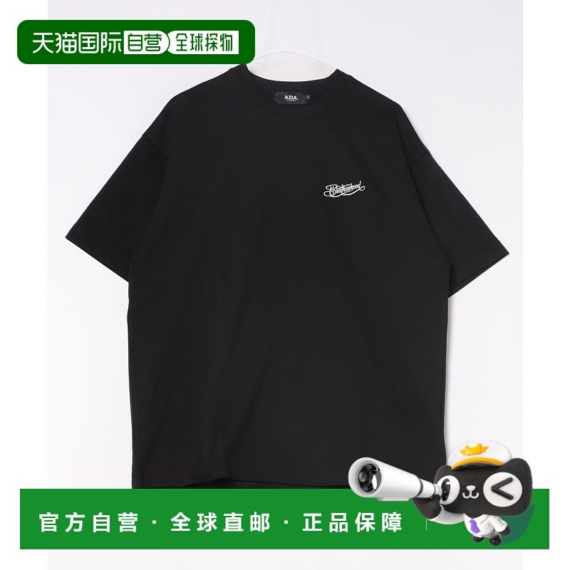 1h可退 日本直邮AZUL BY MOUSSY 男士相良刺绣短袖T恤 251HSC9043,男装,T恤,淘宝优惠券,粉丝福利购,淘宝优惠卷