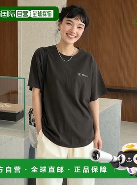 1h可退 日本直邮FREAK'S STORE女装复古杂志风宽松版型T恤 112124