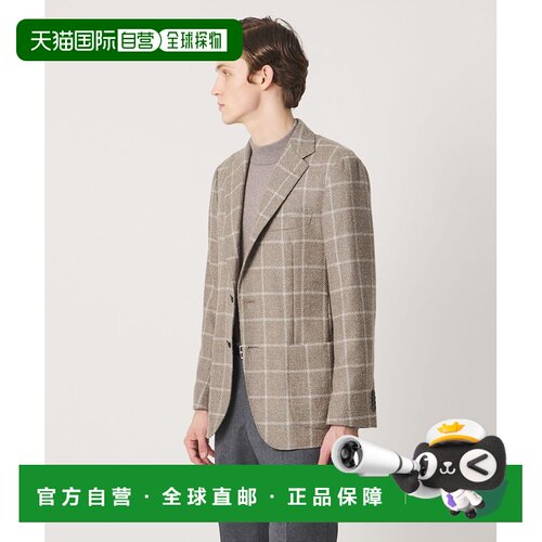 日本直邮UNITED ARROWS 男士 软裁剪布克雷窗格纹【付后1h可退】