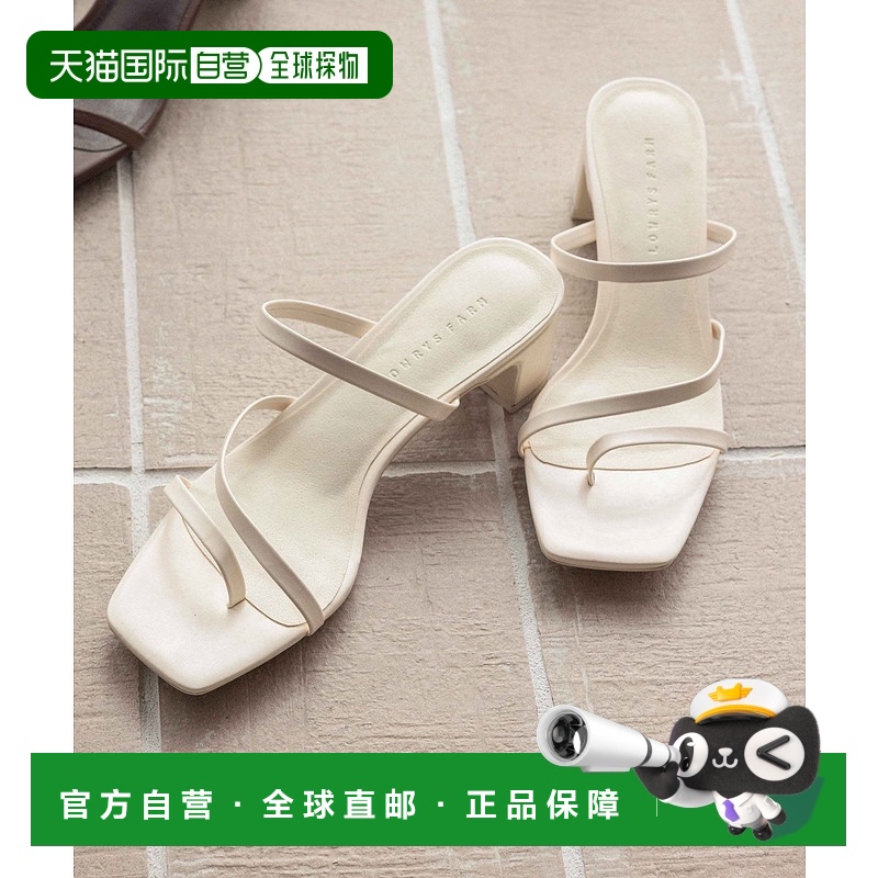 1h可退 日本直邮LOWRYS FARM 女士细带高跟凉鞋 323356