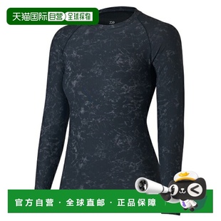 日本直邮Daiwa Innerwear DU-6021S ICEDRY 圆领汗衫 大理石黑 WL