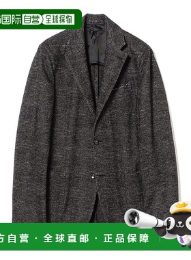 1h可退 日本直邮Finjack 男士羊毛混纺格纹西装外套 别注款 21160