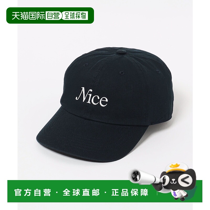 1h可退 日本直邮NICE WEATHER 男士女士通用签名刺绣棒球帽 92383