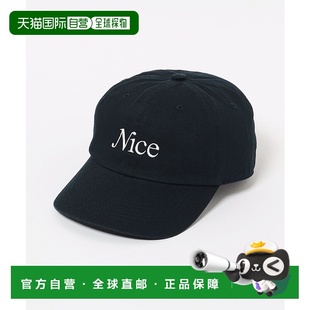 女士通用签名刺绣棒球帽 1h可退 男士 WEATHER 92383 日本直邮NICE