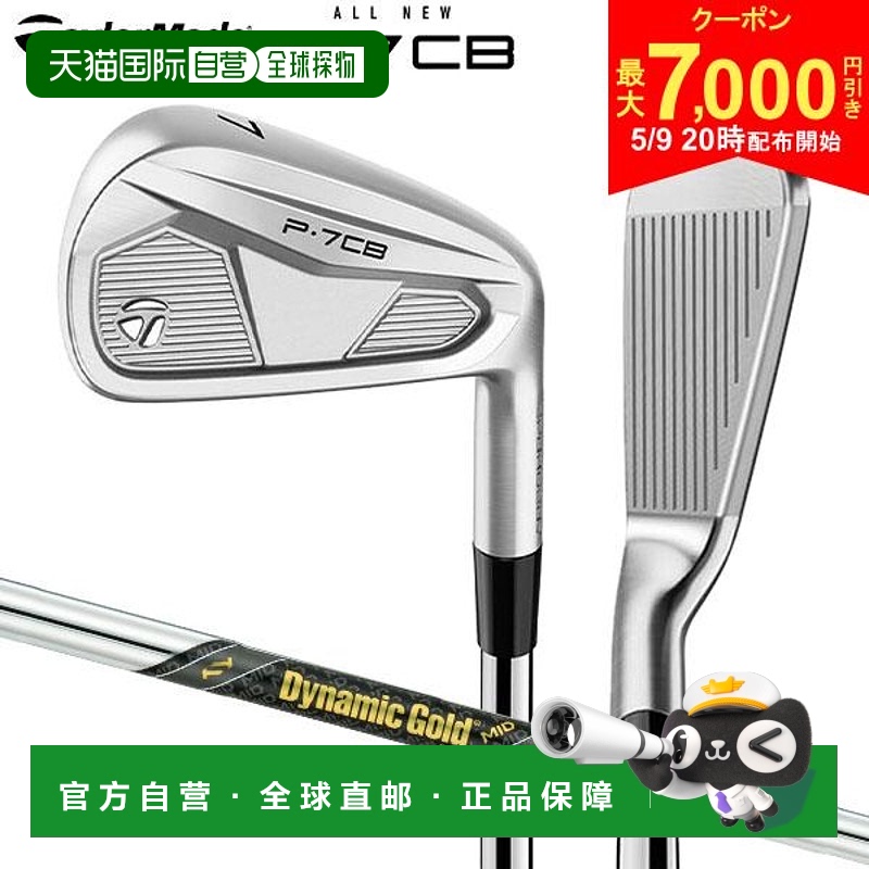 日本直邮TaylorMade P7CB 铁杆套装 6 件套 (5-P) Dynamic Gold M