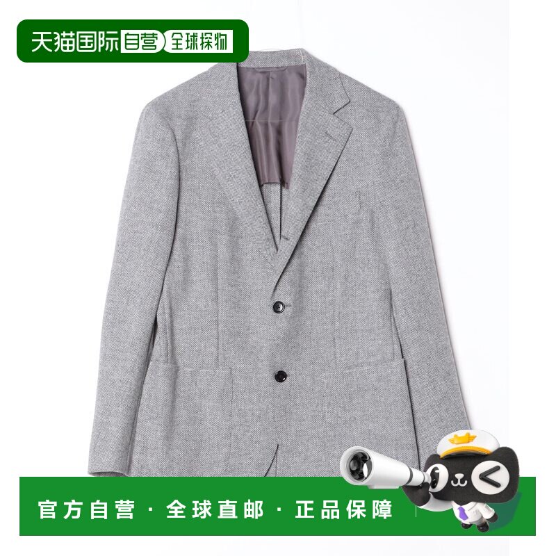 日本直邮SHIPS 男装 羊毛羊绒纹理单西外套 11706【付后1h可退】