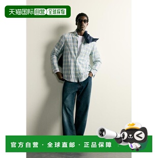 日本直邮zara 男士 衬衫长袖亚麻