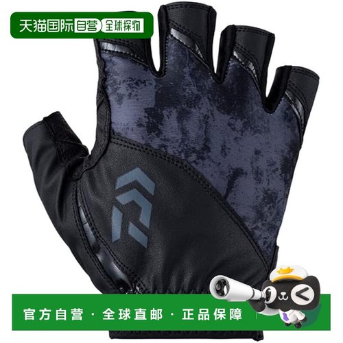 【日本直邮】达亿瓦 加厚手套 五指剪裁 DG-2123 黑色底 S码