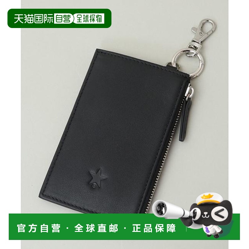 1h可退 日本直邮CONVERSE TOKYO LEATHER ZIP CARD CASE 匡威日本