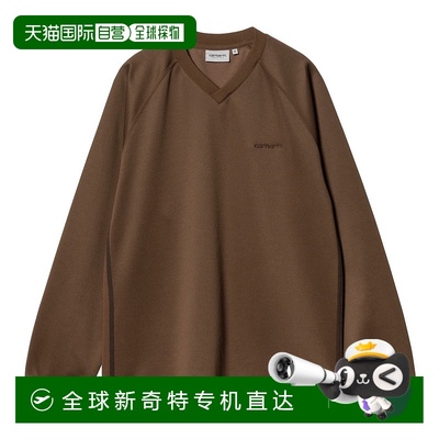 日本直邮Carhartt WIP FW24 Bolan V-Neck Sweat 徽标刺绣V领宽松