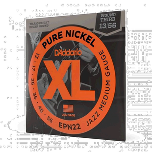 【日本直邮】达达里奥电吉他弦纯镍爵士0.013-.055 EPN22