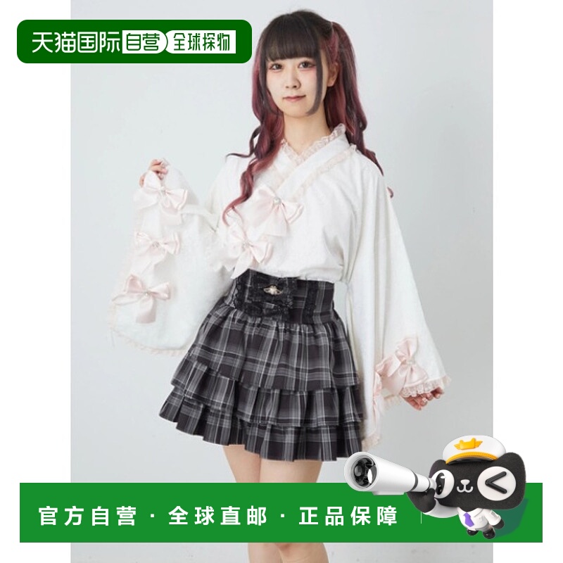 1h可退 日本直邮Ank Rouge 女装 日式和风 蝴蝶结装饰 长袖T恤 40