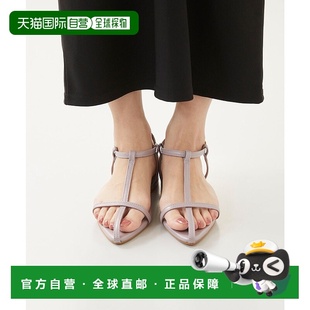 日本直邮Menue 尖头T带凉鞋 ME8623BW02407 黑色