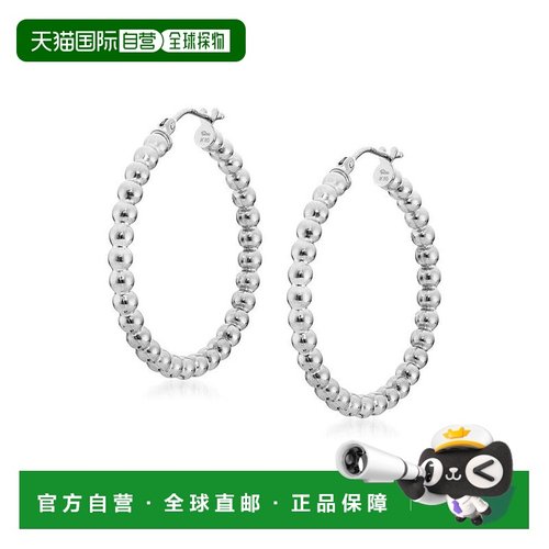 日本直邮日潮 Star Jewelry K10 球形圈耳环（3.1cm） 2JP1048-P
