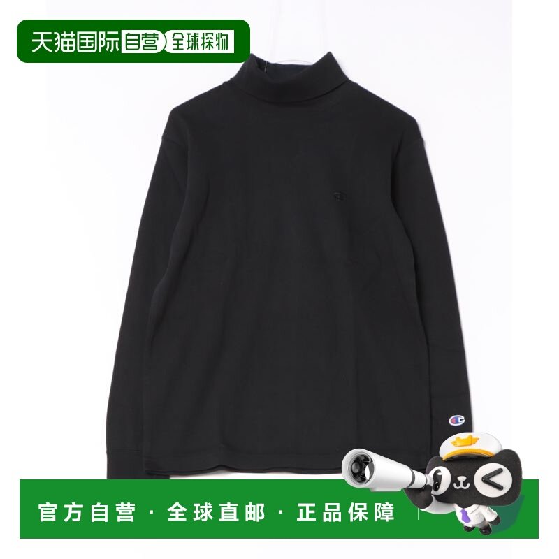 1h可退 日本直邮冠军 Champion 男女同款长袖高领T恤 80812800,运动服/休闲服装,运动T恤,淘宝优惠券,粉丝福利购,淘宝优惠卷