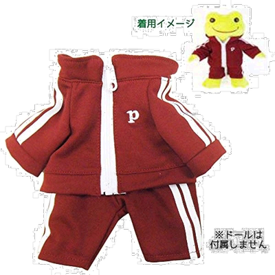 【日本直邮】Frog Pickles 青蛙换装 运动服套装 胭脂红 128645-1