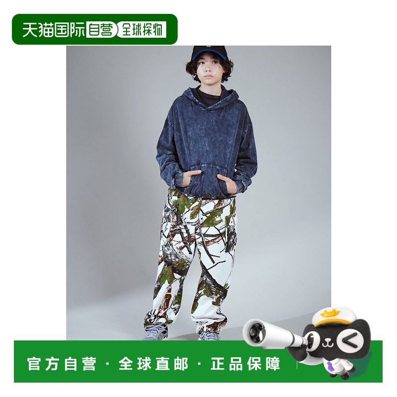 日本直邮PAIRMANON STREET 儿童迷彩工装长裤 240483