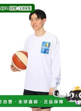 日本直邮SPALDING 长袖T恤 [SMT24114WH] 男士运动服装