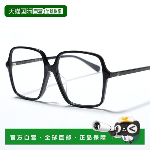 日本直邮GUCCI GG1003OA 女士方形全框板材眼镜 亚洲版 GG标志 00