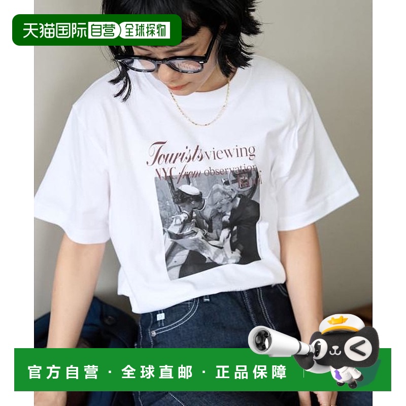 1h可退 日本直邮官方授权 FREAK'S STORE 秋季女孩照片印花T恤