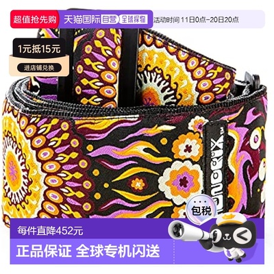 【日本直邮】JimDunlop邓禄普 吉他背带 Jimi Hendrix 曼荼罗 JH1