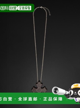 日本直邮WEGO 男装 PU压纹logo十字项链 WE25AW12SG0003