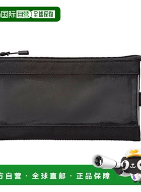 【日本直邮】lihit lab.收纳袋透明盒笔号黑色F7571-24经久耐用