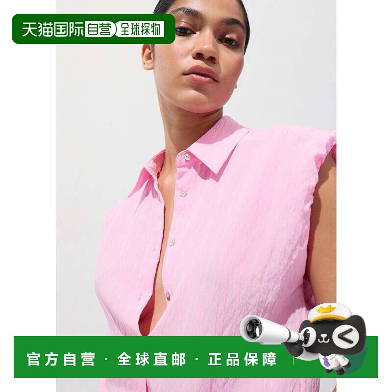 日本直邮MANGO 衬衫 粉色