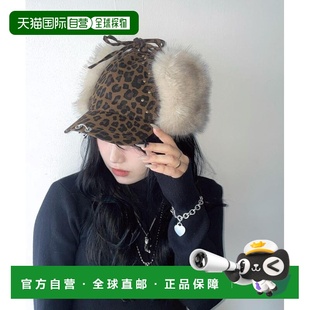 保暖女帽 1h可退 豹纹毛耳设计 女装 MO25AW12SG004 日本直邮WEGO