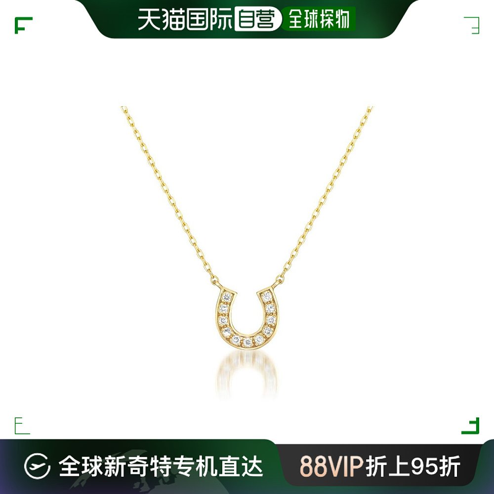 日本直邮日潮 Star JewelryK10钻石马蹄项链番号:2JN1039
