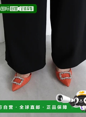 1h可退 日本直邮TSURU by Mariko Oikawa 女士春夏款镶饰平底鞋 9