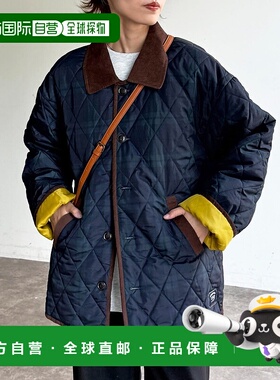 1h可退 日本直邮CPCM 男女同款 轻便保暖绗缝夹克 立领灯芯绒设计