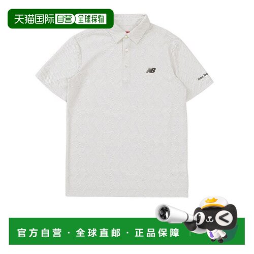 日本直邮NEW BALANCE 高尔夫半袖衬衫 [02224090]上衣