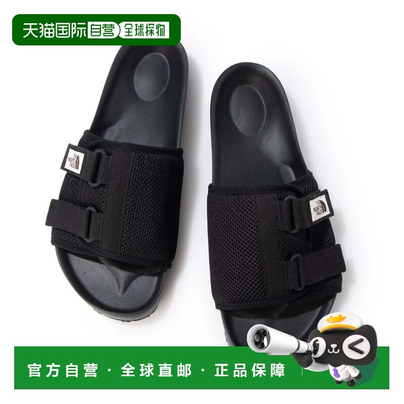 日本直邮THE NORTH FACE 双滑扣运动淋浴凉拖鞋 黑色