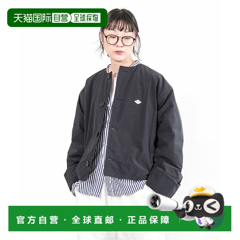 日本直邮[DT-A0672PNT] DANTON（丹顿）蜜桃塔夫塔 隔热 无领宽松