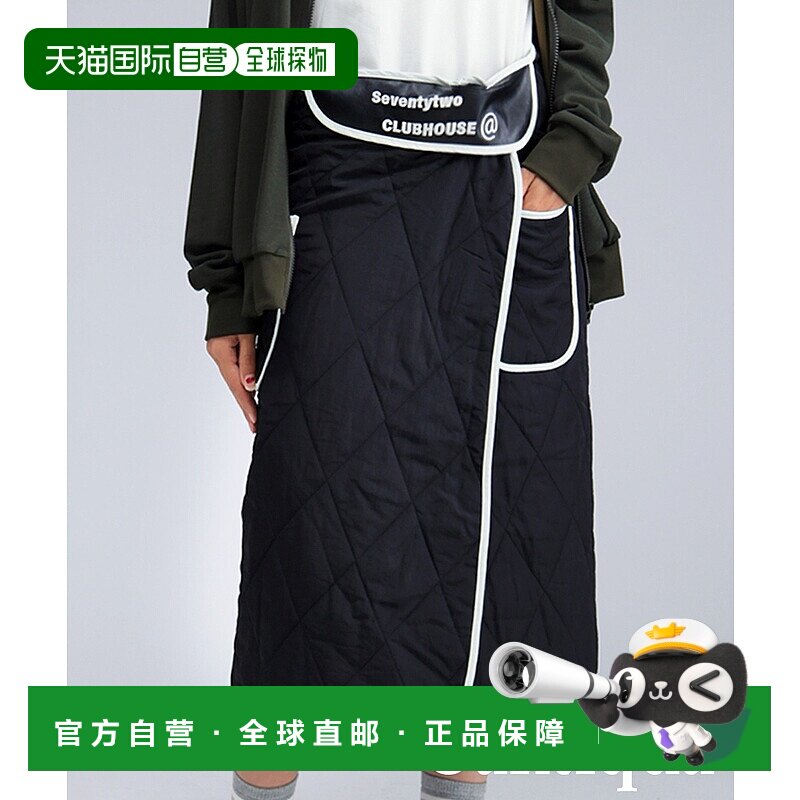 1h可退 日本直邮antiqua男女同款绗缝毛毯 裏起毛保暖多用披肩STC