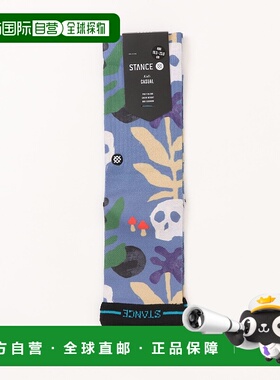 1h可退 日本直邮STANCE 儿童TROPISKULL骷髅图案中筒袜 K556A25TP