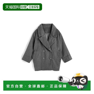 日本直邮日潮 GRL毛茸茧型大衣K9402I羊毛西装廓形外套