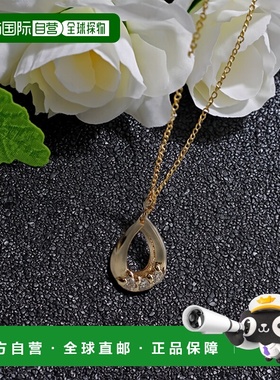 1h可退 日本直邮cui-cui 女装 钻石水滴造型项链 K10YG 783815